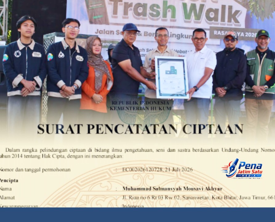 EcoSort Raih Sertifikat Hak Cipta, Inovasi Mahasiswa UM Asal Kota Blitar Perkuat Digitalisasi Pengelolaan Sampah