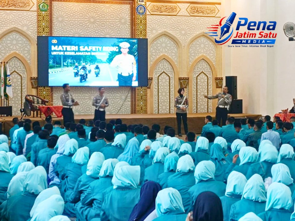 Police Goes to School di MAN 2 Blitar, Satlantas Tanamkan Budaya Tertib Berlalu Lintas Sejak Dini