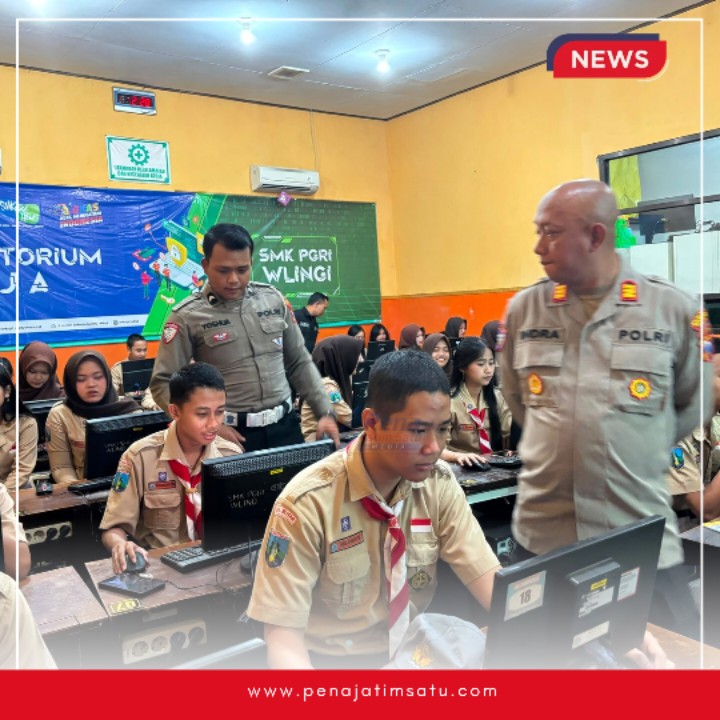 Polres Blitar Sosialisasikan Pemanfaatan AI secara Bijak kepada Pelajar