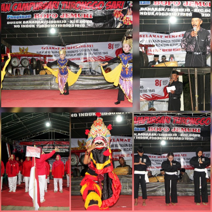 Semarak HUT ke-81 RI, Warga Dusun Klakah Doko Gelar Pentas Seni Penuh Meriah
